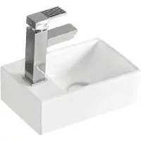 Boss & Wessing Fontein bws wanda 30,5x19x10,5 cm keramiek hoogglans wit
