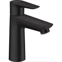 Hansgrohe Wastafelmengkraan talis e 110 eengreeps coolstart zonder afvoer mat zwart