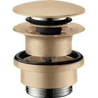 Hansgrohe Push open afvoergarnituur dn32 brushed bronze