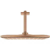 GROHE Regendoucheset Rainshower Mono Cube 31 cm met Plafondarm Warm Sunset Geborsteld