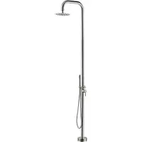 Wiesbaden Buitendouche sole met handdouche rvs 304