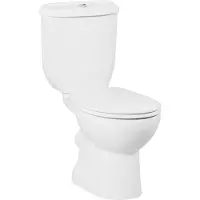 Boss & Wessing Toiletpot staand bws sedef achter aansluiting wit exclusief bril