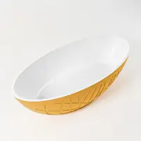 Mondiaz Vrijstaand Bad HOLM 180x85cm Kleur Ocher / Talc