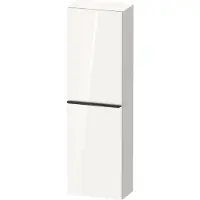 Duravit Hoge kast d-neo kolomkast wand 132 cm linksdraaiend hoogglans wit