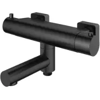 Hotbath Gal thermostatische badmengkraan geborsteld gunmetal PVD