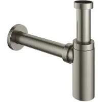 Hotbath P035 Wastafelsifon - Geborsteld Nikkel PVD - Messing - 8720512335941 - Wastafels, Sifons