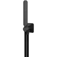 Hotbath Gal GL440 handdoucheset met staafhanddouche aan houder met uitlaat geborsteld gunmetal PVD