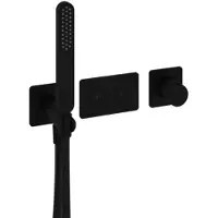 Hotbath Inbouwkraan Gal Thermostaatkraan met 2 Pushbuttons Mat Zwart