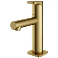 Hotbath Fonteinkraan gal 14.8 cm geborsteld messing pvd