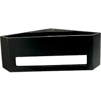 Wiesbaden Hoekfontein julia 35x35x20 cm solid surface mat zwart