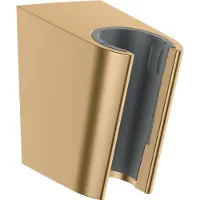 Hansgrohe Handdouchehouder porter s wand brushed bronze