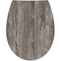 CEDO Toiletzitting Icebrown Softclose Houtlook Bruin