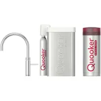 Quooker cube fusion round rvs met pro3-vaq boiler