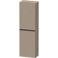Duravit Hoge kast d-neo kolomkast wand 132 cm linksdraaiend mat linnen
