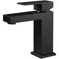 Boss & Wessing Wastafelkraan bws | colorato square | vierkant | mat zwart