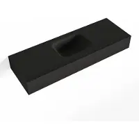 Mondiaz LEX Urban vrijhangende solid surface wastafel 90cm. Positie wasbak midden