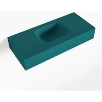 Mondiaz LEX Smag vrijhangende solid surface wastafel 70cm. Positie wasbak midden