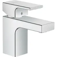 Hansgrohe Wastafelmengkraan vernis shape eengreeps 70 zinc met metalen trekwaste chroom
