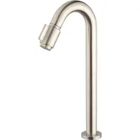 Wiesbaden Toiletkraan xl victoria 1/2" geborsteld staal