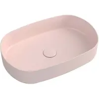 Sapho Wastafel infinity 55x36 cm mat roze