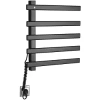 Sapho Handdoekradiator elcor 48x52 cm 85 watt mat zwart