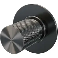 Brauer Gunmetal Carving stopkraan gunmetal geborsteld PVD