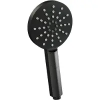 Brauer Black Carving vrijstaande badkraan set 2 mat zwart