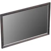 Forzalaqua Spiegel Reno 120x2x80 Cm Eiken Charcoal