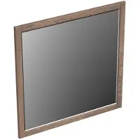 Forzalaqua Spiegel gela 80x2x80 cm vierkant eiken havanna
