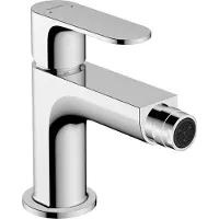 Hansgrohe Bidetmengkraan rebris s eengreeps met safetyfunctie en trekwaste chroom