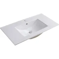 Differnz Country slide wastafel keramiek wit