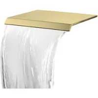 Best design Muuruitloop met waterval dule t.b.v. Douche en bad mat goud