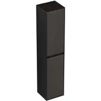Forzalaqua Kolomkast Reno 38x35x180 Cm 2 Deuren Eiken Black Oiled