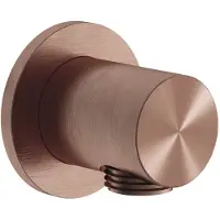 Hotbath Archie AR517 wanduitlaat geborsteld koper PVD