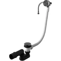 Hotbath Archie badoverloop met vulcombinatie gunmetal geborsteld PVD