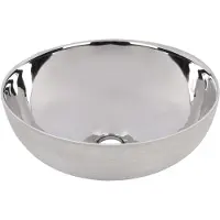 Differnz Waskom Shine Zilver/Wit 40 x 13,5 cm