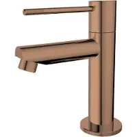 Best design Toiletkraan Dijon-Ribera Uitloop Recht 14 cm 1-hendel PVD Glans Brons