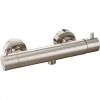 Van Marcke GO Douchekraan cocoon inox opbouw thermostatisch brushed nikkel