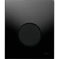Tece Loop urinoir drukplaat glas zwart toets zwart