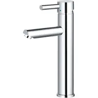 Sanilux Wastafelkraan Alesa Chroom Rond Opbouw Extra Hoog (30cm)