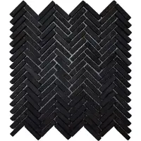 Stabigo Mozaiek parquet 1x4.8 30x30 cm marmer zwart visgraat