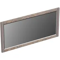 Forzalaqua Spiegel gela 100x2x50 cm eiken silver grey