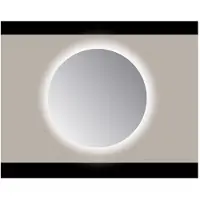 Sanicare Spiegel rond q 80 cm ambi cold white led pp geslepen
