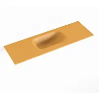 Mondiaz EDEN Ocher solid surface inleg wastafel voor toiletmeubel 70cm. Positie wasbak midden
