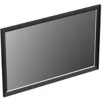 Forzalaqua Spiegel reno 120x2x80 cm eiken black oiled