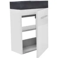 Sanilux Fonteinkast Trendline Stone rechts draaiend (3 kleuren)