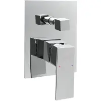 Sapho Latus Inbouwdouche 2-wegmengkraan, chroom