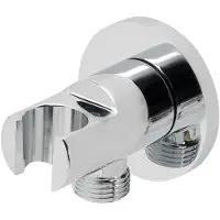 Boss & Wessing BWS Luxe Messing Muur Doucheaansluiting Opsteek 1/2 Chroom