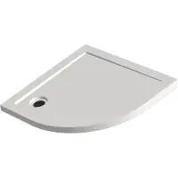 Sanilux Douchebak Inbouw Wit Kwartrond Composiet 90x90x4cm