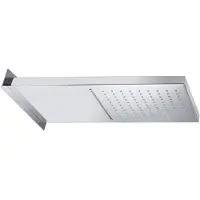 Hak Regen douchekop rechthoekig 50x20x3 cm waterval gepolijst rvs